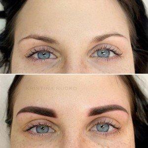 Permanent makeup seems more dense than desirable after procedure and fades during healing